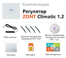 ZONT Climatic 1.2 Погодозависимый автоматический GSM / Wi-Fi регулятор (1 ГВС + 2 прямых/смесительных) с доставкой в Димитровград